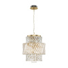 ST LUCE SL6138.303.04 Светильник подвесной ST-Luce латунь/прозрачный E14 4*40W РИТЦ