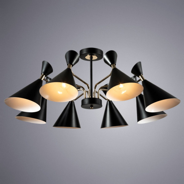 Потолочная люстра Arte Lamp WELLINGTON A2711PL-8BK