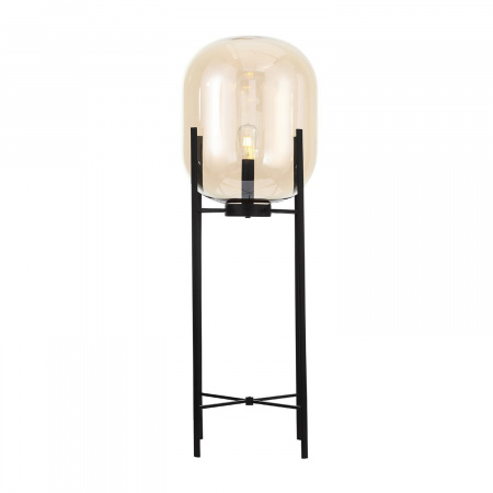 ST LUCE SL1050.525.01 Торшер ST-Luce Черный/Коньячный E27 1*40W (из 2-х коробок) БУРАСКА
