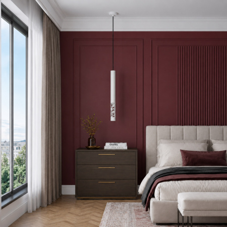 ST LUCE SL1577.503.01 Светильник подвесной ST-Luce Белый/Белый LED 1*5W 3000K ФИЦОРИО
