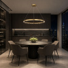ST LUCE SL6238.343.01 Светильник подвесной ST-Luce латунь/латунь LED 1*43W 4000K ПАРИЛЛА
