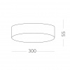 ST LUCE ST606.442.36 Светильник потолочный Черный LED 1*36W 4000K 3 240Lm Ra>90 120° IP20 D300xH55 180-240V Накладные светильники
