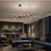 ST LUCE SL6005.403.08 Светильник подвесной ST-Luce Черный/Дымчатый, Прозрачный LED 8*3W 3000K ВАЛЛО