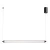 ST LUCE SL6224.413.01 Светильник подвесной ST-Luce Черный/Прозрачный LED 1*30W 4000K БАМБУ