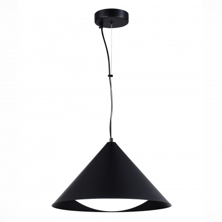 ST LUCE SL6501.413.01 Светильник подвесной ST-Luce Черный/Черный LED 1*12W 3000K ТРЕЗО