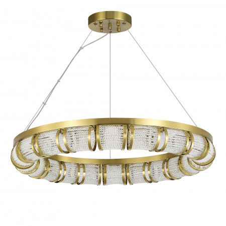 ST LUCE SL6011.303.01 Светильник подвесной ST-Luce Латунь/Прозрачный LED 1*50W ЭСМЕ