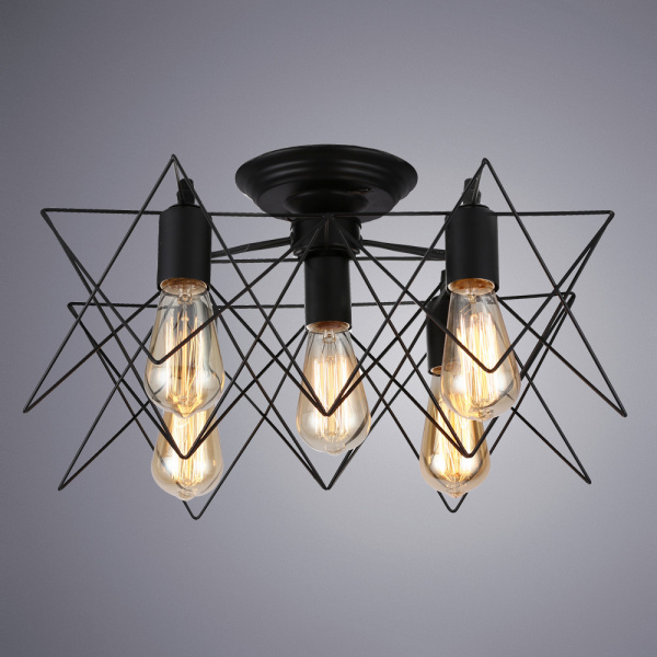 Потолочная люстра Arte Lamp TELA A6048PL-5BK