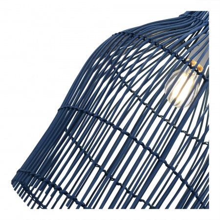 ST LUCE SL1513.403.01 Светильник подвесной ST-Luce Черный/Синий E27 1*40W ЧЕСТА