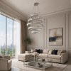 ST LUCE SL1622.103.05 Люстра подвесная ST-Luce Хром/Прозрачный LED 1*255W 4000K ТИВОЛИ