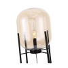 ST LUCE SL1050.525.01 Торшер ST-Luce Черный/Коньячный E27 1*40W (из 2-х коробок) БУРАСКА