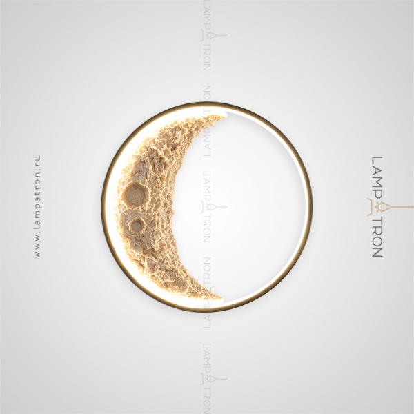 Настенный светильник Lampatron COSMOS WANING MOON. Размер L. Белый свет