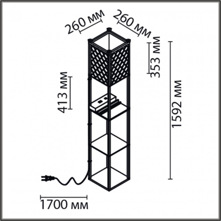 Торшер LUMION COMFI 8093/1F