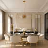 ST LUCE SL1097.203.09 Светильник подвесной ST-Luce Французское золото G9 9*5W КАЛЛИО