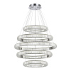 ST LUCE SL1622.103.05 Люстра подвесная ST-Luce Хром/Прозрачный LED 1*255W 4000K ТИВОЛИ