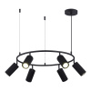 ST LUCE SL1213.403.06 Светильник подвесной ST-Luce Черный/Черный GU10 6*5W 4000K КЕНДО