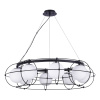 ST LUCE SL1189.403.08 Люстра подвесная ST-Luce Черный/Опал G9 8*5W БЕАТА