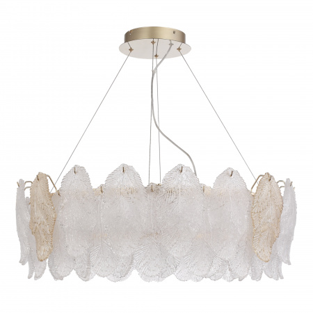 ST LUCE SL6135.223.01 Светильник подвесной ST-Luce золотистый/белый, янтарный LED 1*56W 3000K ЛАЙТА