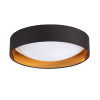 EVOLUCE SLE201102-01 Светильник потолочный Черный, Золотистый/Белый LED 1*24W 4000K ОРБИО