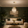 ST LUCE SL6138.303.04 Светильник подвесной ST-Luce латунь/прозрачный E14 4*40W РИТЦ