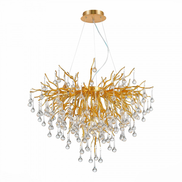ST LUCE SL1651.203.09 Люстра подвесная ST-Luce Золотистый/Золотистый G9 9*5W АНЦИО