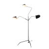 ST LUCE SL305.405.03 Торшер ST-Luce Черный/Черный, Белый E27 3*60W СПРУЦЦО