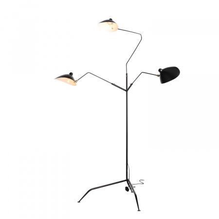 ST LUCE SL305.405.03 Торшер ST-Luce Черный/Черный, Белый E27 3*60W СПРУЦЦО