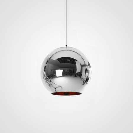 Подвесной светильник Lampatron MORO, Диаметр 25 см. Цвет серебро.