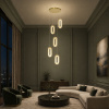 ST LUCE SL6506.203.05 Светильник подвесной ST-Luce Золотистый/Золотистый, Прозрачный LED 5*9W 3000K ЛУНГО