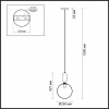 Подвес ODEON LIGHT PENDANT 4671/1