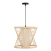ST LUCE SL6241.503.01 Светильник подвесной ST-Luce Древесный/Белый E27 1*40W АЛЬМА