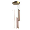 ST LUCE utsenka-SL6225.303.10 Светильник подвесной ST-Luce Латунь/Терракотовый, Белый LED 10*6,5W 3000K БРИК