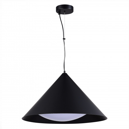 ST LUCE SL6501.423.01 Светильник подвесной ST-Luce Черный/Черный LED 1*25W 3000K ТРЕЗО