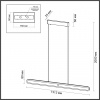 Подвесной светильник ODEON LIGHT HIGHTECH 6641/40L
