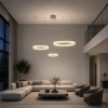ST LUCE SL6008.113.03 Люстра подвесная ST-Luce Хром/Хром LED 3*95W 3000K ЛАТОЦЦО