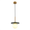 ST LUCE SL1191.363.01 Светильник подвесной ST-Luce Латунь/Латунь, Зеленый G9 LED 1*5W 4000K НЕБУЛА
