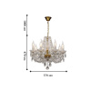 Подвесная люстра Favourite Light Simone 1736-8P