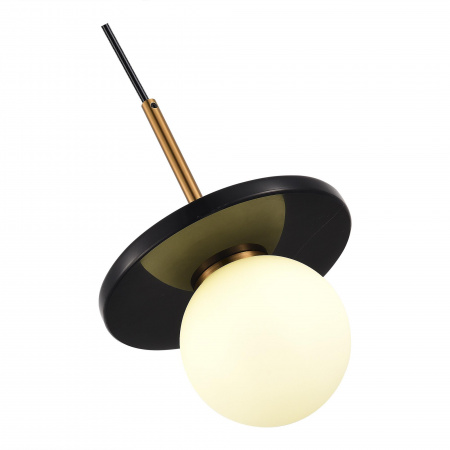 ST LUCE SL1191.343.01 Светильник подвесной ST-Luce Латунь/Латунь, Черный G9 LED 1*5W 4000K НЕБУЛА