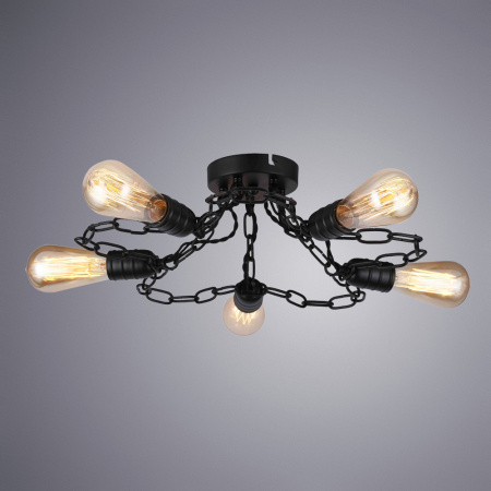 Потолочная люстра Arte Lamp RIVERRUN A9344PL-5BK