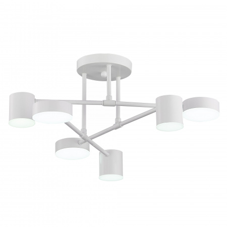 EVOLUCE SLE201052-06 Светильник потолочный Белый/Белый LED 6*7W 4000K НОБЕЛЬ
