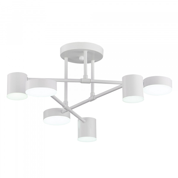 EVOLUCE SLE201052-06 Светильник потолочный Белый/Белый LED 6*7W 4000K НОБЕЛЬ
