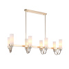 ST LUCE SL1402.263.08 Люстра подвесная ST-Luce Золото/БелыйE14*8 40W ЭЛЕГРА