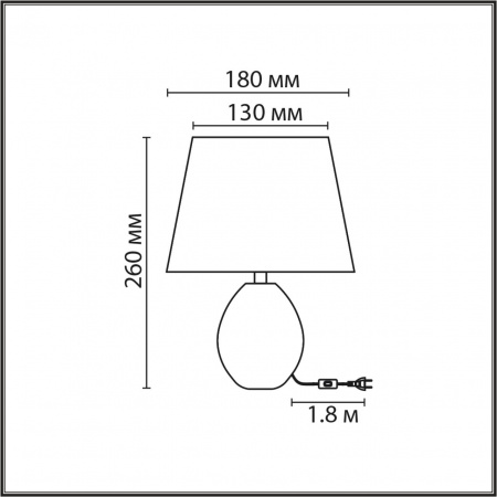 Настольная лампа LUMION MODERNI 8143/1T