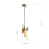 ST LUCE SL6229.203.02 Светильник потолочный ST-Luce Золотистый/Алебастр LED 2*7W 3000K ПЕРИАЛ