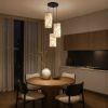 ST LUCE SL6228.403.03 Светильник подвесной ST-Luce Черный/Бежевый E27 3*60W РУТ