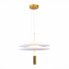 ST LUCE SL6101.203.01 Люстра подвесная ST-Luce Золотистый/Белый LED 1*10W 3000K ИСОЛА