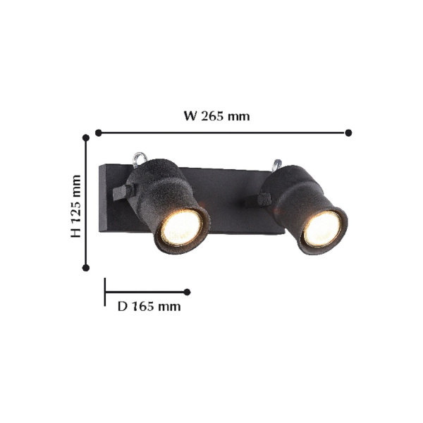 Настенный светильник Favourite Light Arcu 2026-2W