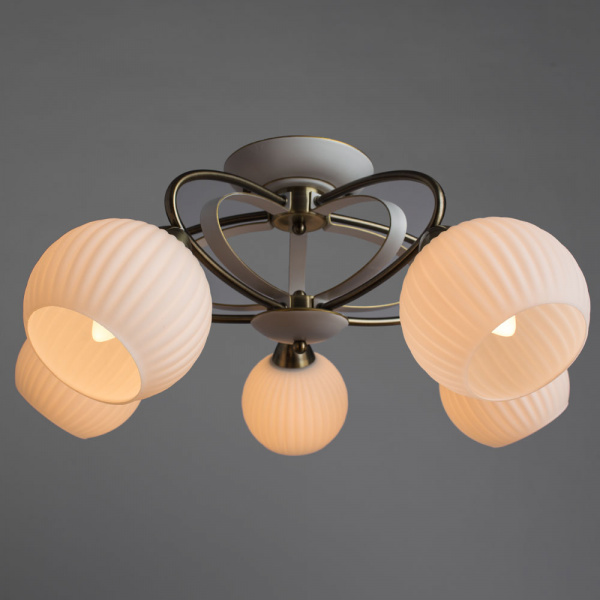 Потолочная люстра Arte Lamp ELLISSE A6342PL-5WG