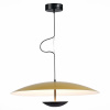 ST LUCE SL6502.213.01 Светильник подвесной ST-Luce Золотистый,Черный/Золотистый LED 1*40W 3000K АРМОНИКО