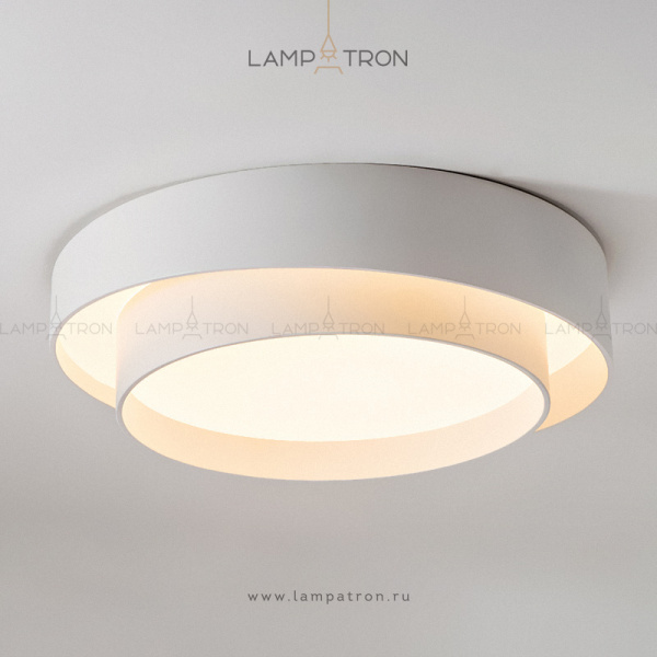 Потолочный светильник Lampatron WINTON. Размер M. Цвет белый. Теплый свет.