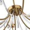 ST LUCE SL1400.303.08 Люстра подвесная ST-Luce Латунь/Латунь, Прозрачный E14 8*40W ИЛЛЮМИА